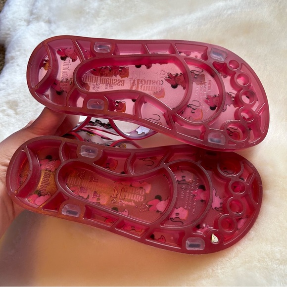 Mini Melissa Minnie Mouse Sandals 2 - Picture 3 of 4